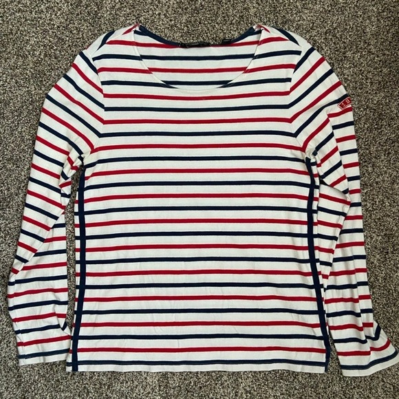 Scotch and soda Maison scotch stripe long sleeve reveur de jour size 3 - Picture 1 of 7